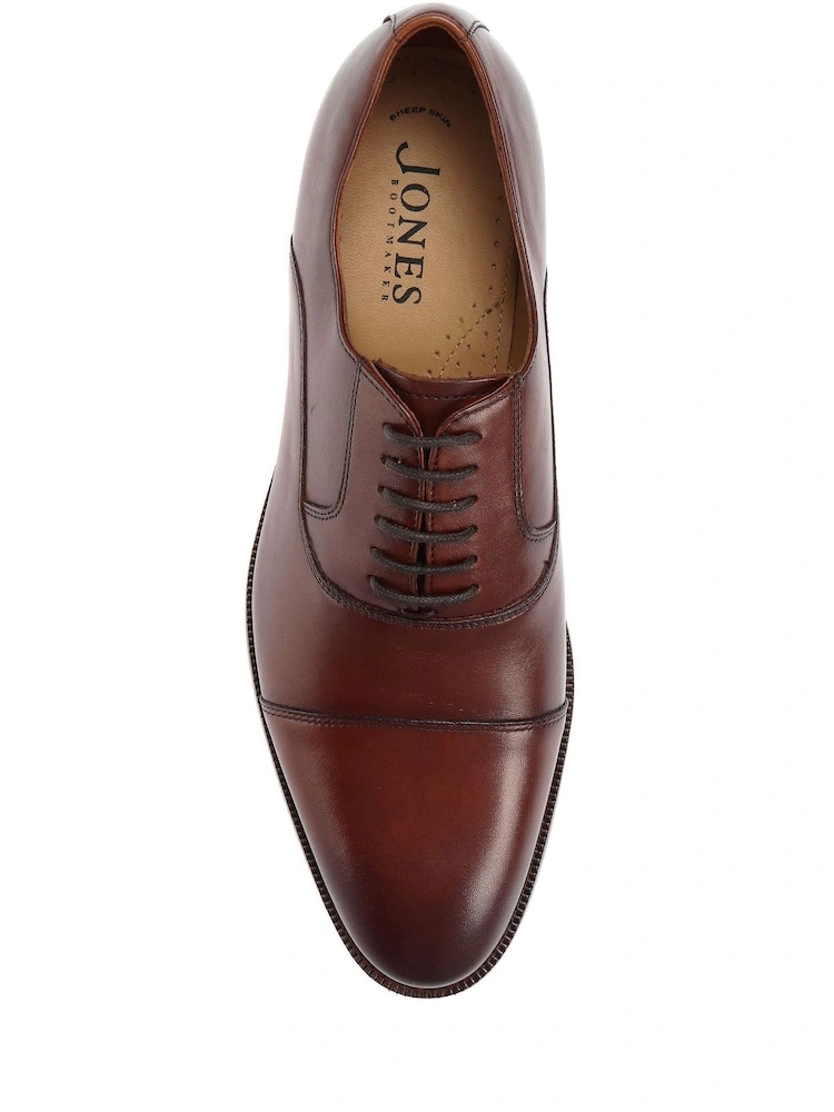 Leather Oxford Lace-Up Shoes – Smart Formal Dress Shoes image 7