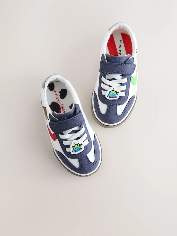 White Character Print Touch-Fastening Trainers image 3