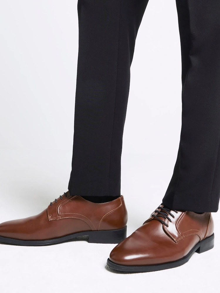 Leather Brogue Shoes – Formal Lace-Up Dress Shoes image 5