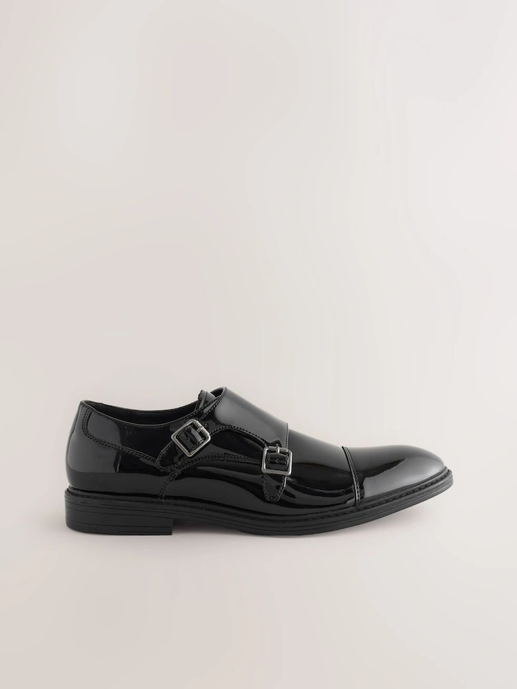 Leather Monk Strap Shoes – Formal Dress Shoes image 5
