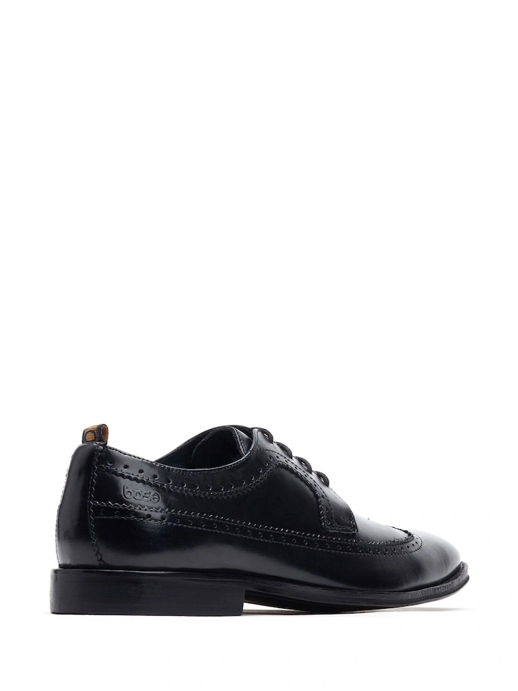 Leather Brogue Wingtip Oxford Shoes – Formal Dress Shoes image 3