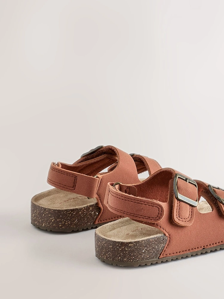 Double Buckle Cushioned Footbed Sandals image 12