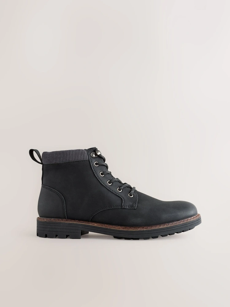 Borg Lined Cord Trim Boots image 10