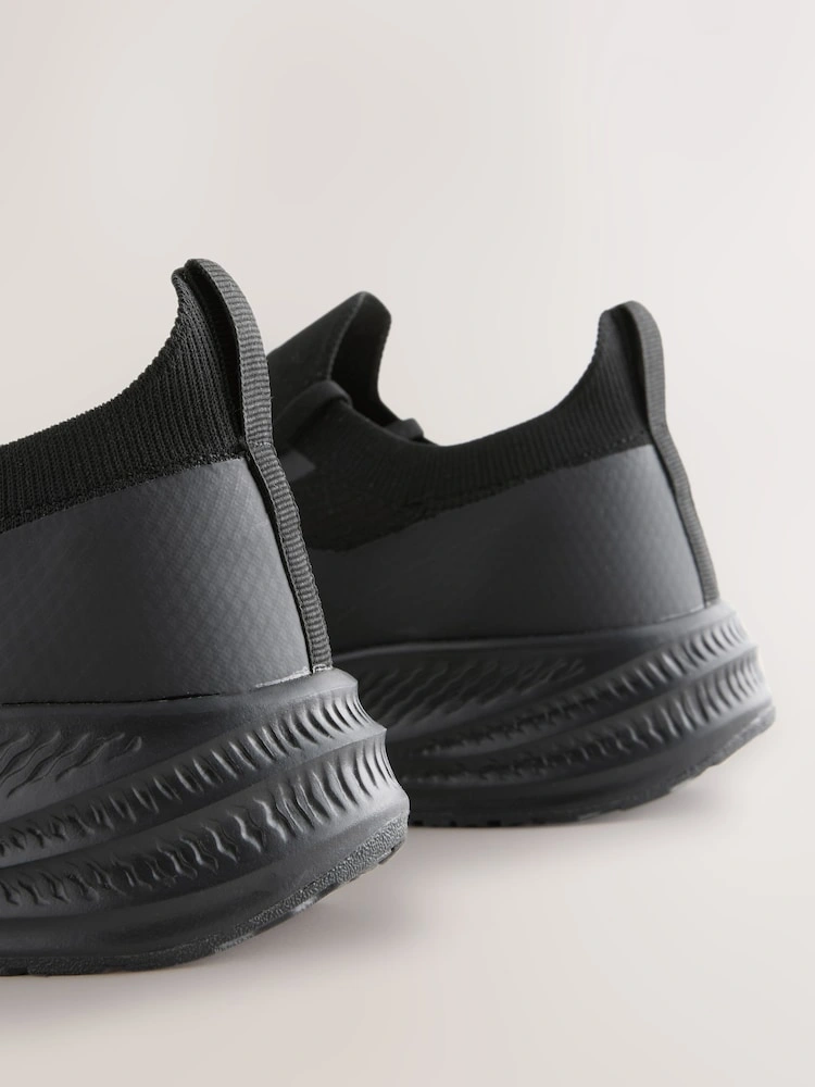 Black Flyknit Elastic Lace Trainers image 4