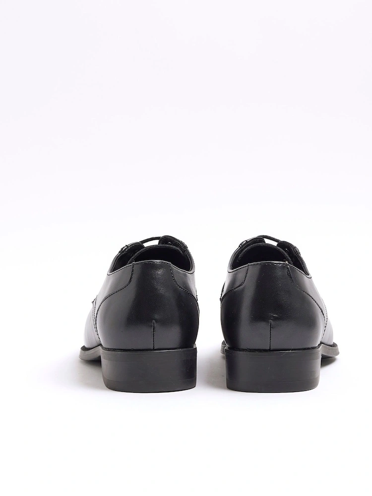 Leather Brogue Shoes – Formal Lace-Up Dress Shoes image 2