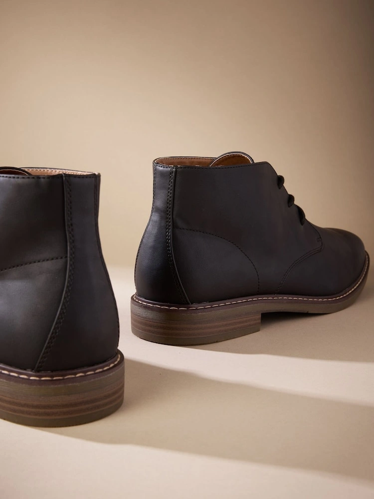 Classic Black Chukka Boots image 3