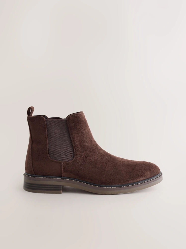Classic Brown Chelsea Boots image 4