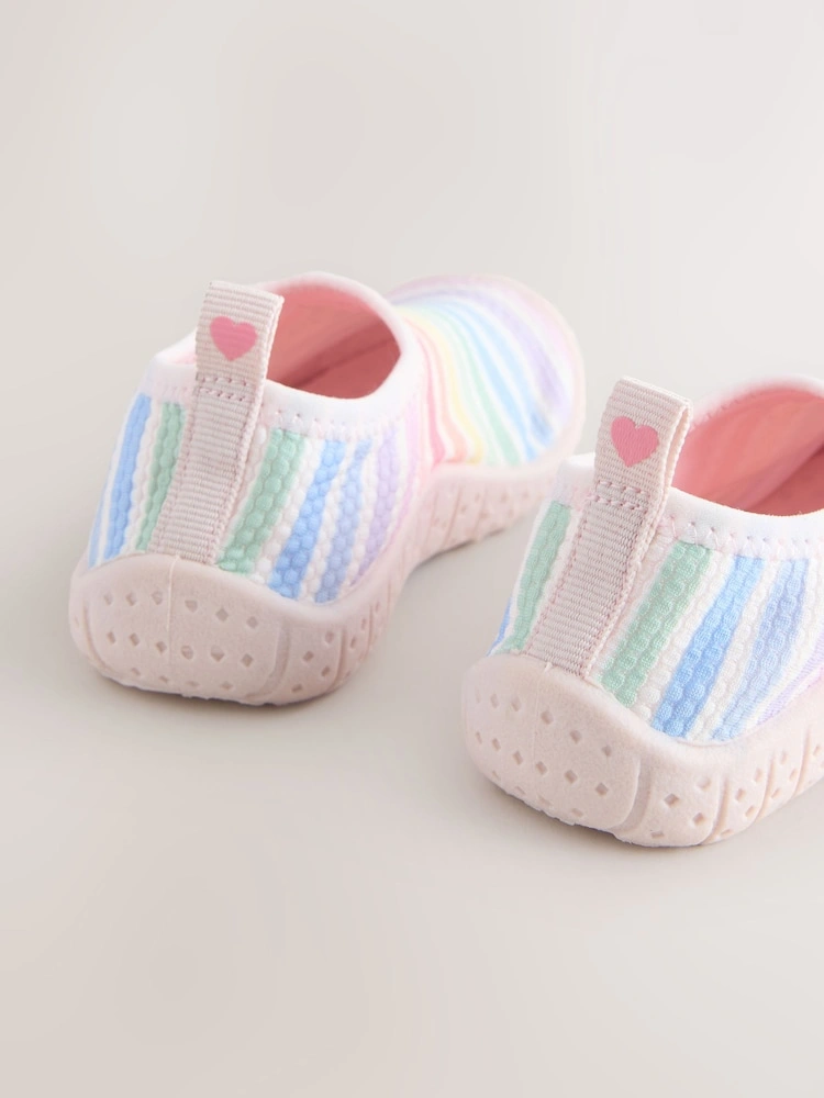 Multi Stripe Slip-Resistant Swim Socks image 4