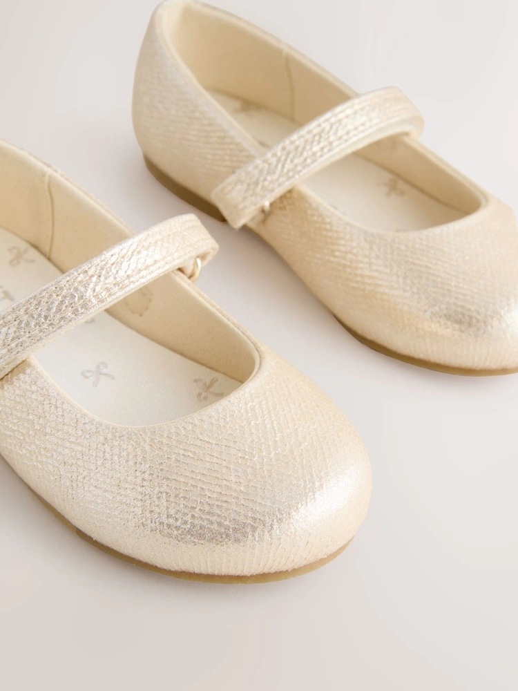 Gold Glitter Mary Jane Occasion Shoes image 2