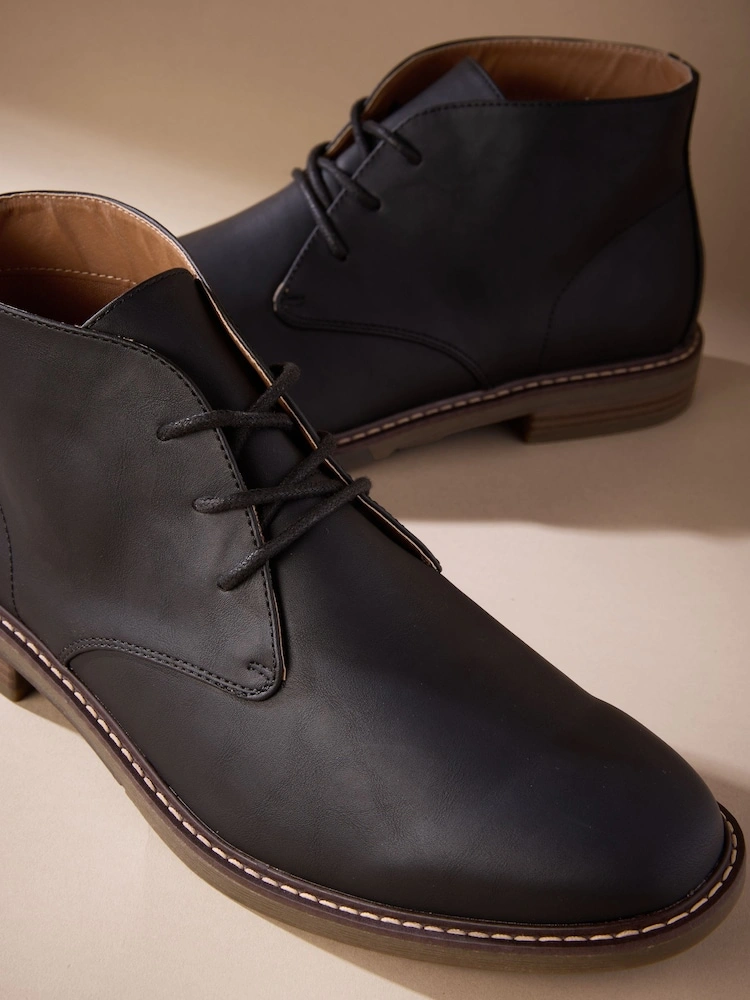 Classic Black Chukka Boots image 4