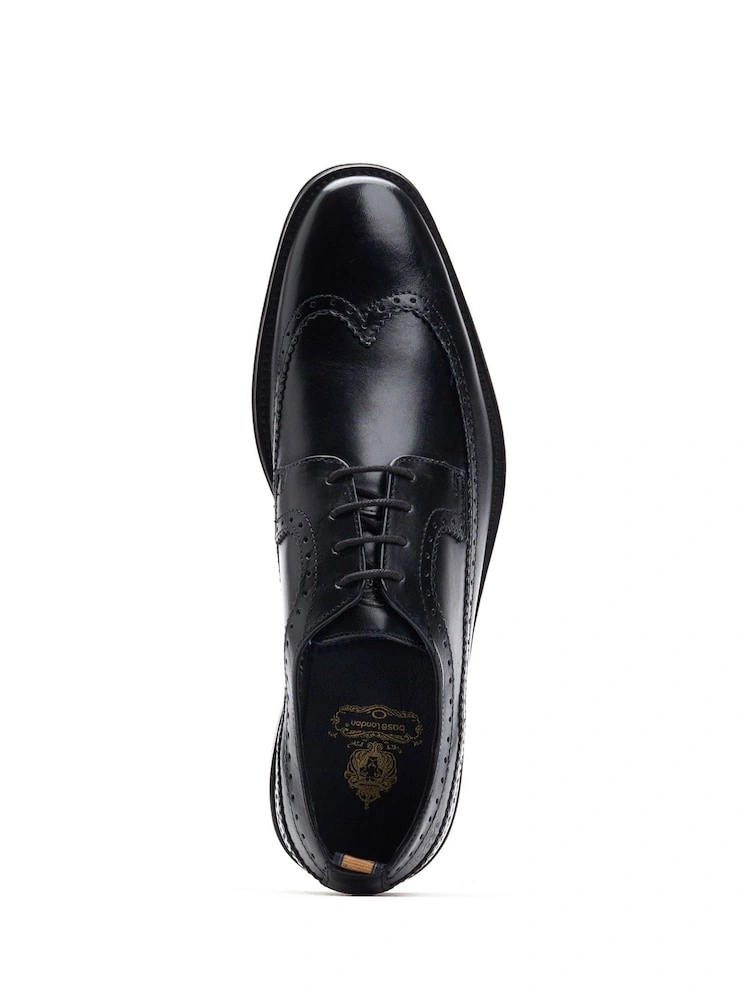 Leather Brogue Wingtip Oxford Shoes – Formal Dress Shoes image 2