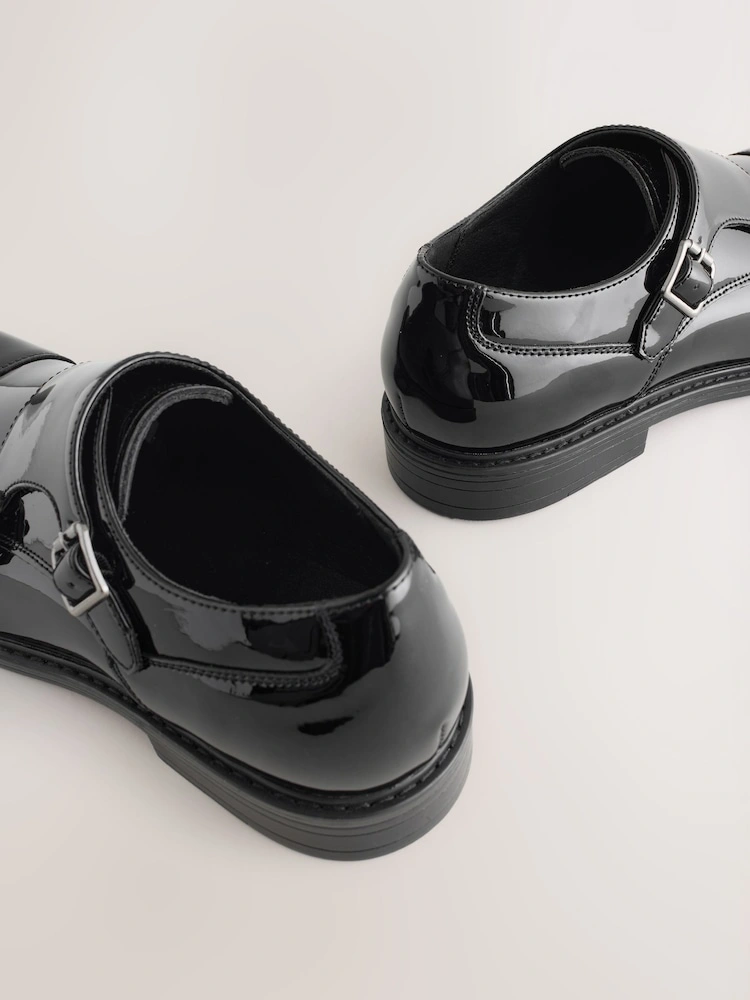 Leather Monk Strap Shoes – Formal Dress Shoes image 3