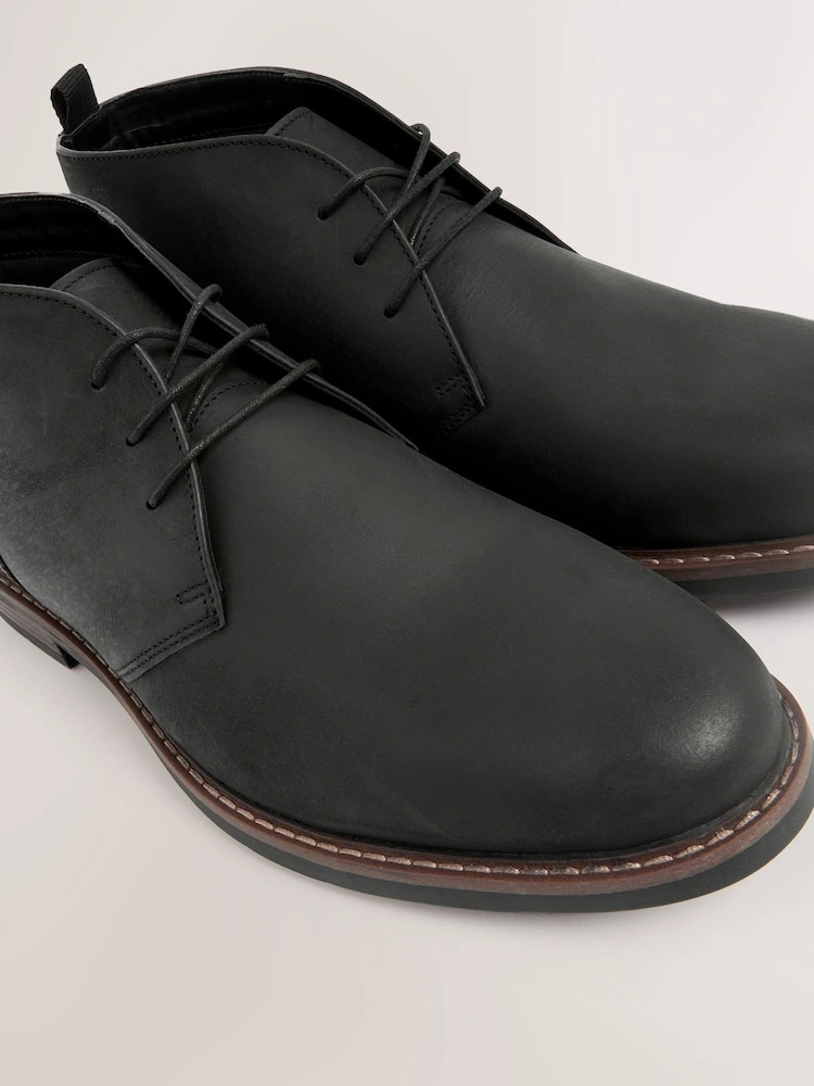 Classic Waxy Leather Chukka Boots image 6