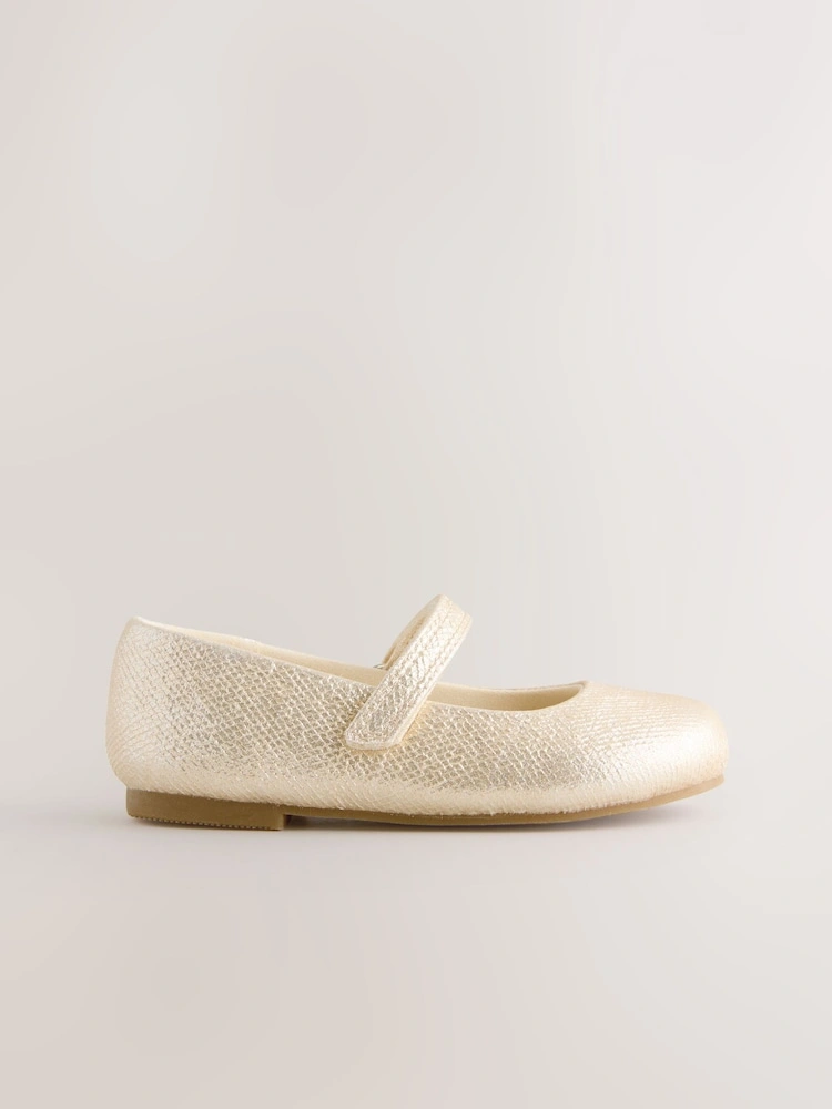 Gold Glitter Mary Jane Occasion Shoes image 4
