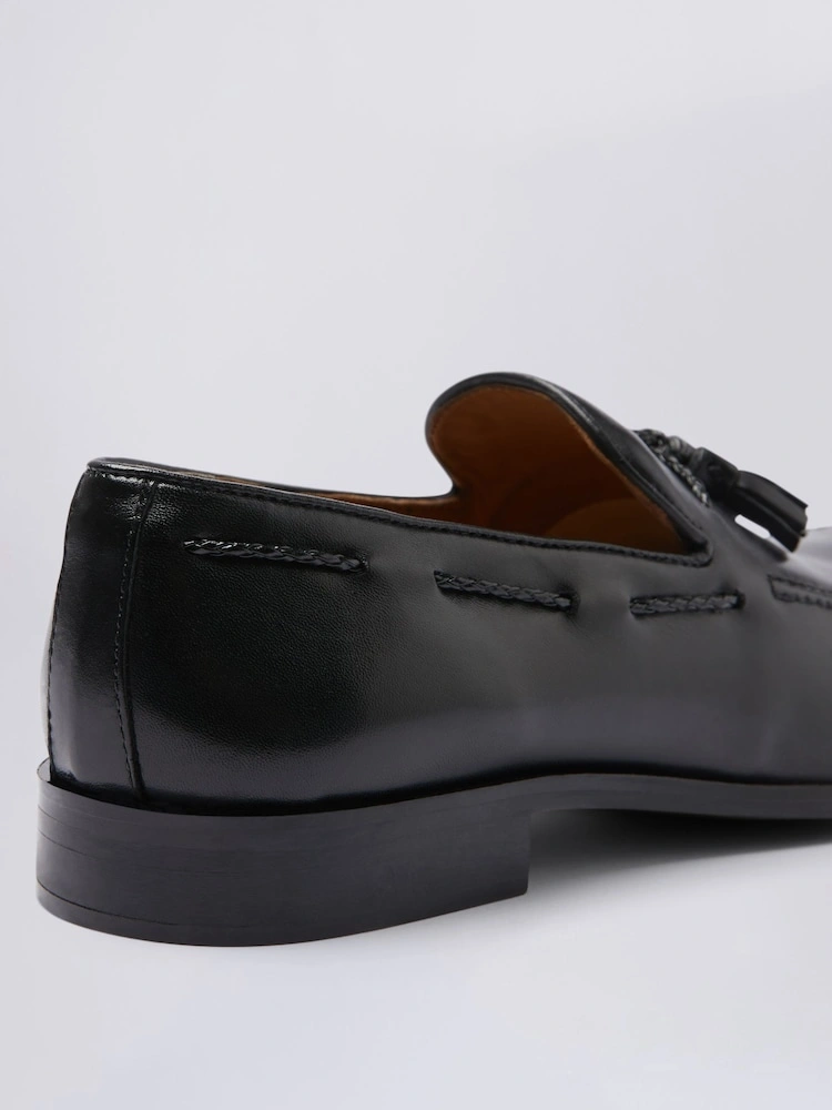 Classic Leather Tassel Loafers – Smart Slip-On Dress Shoes image 2