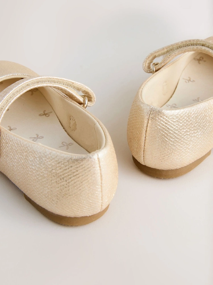 Gold Glitter Mary Jane Occasion Shoes image 3
