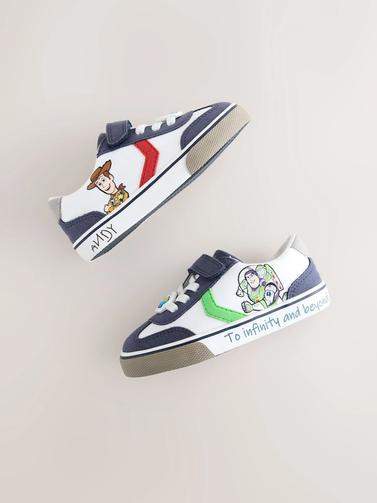 White Character Print Touch-Fastening Trainers image 4