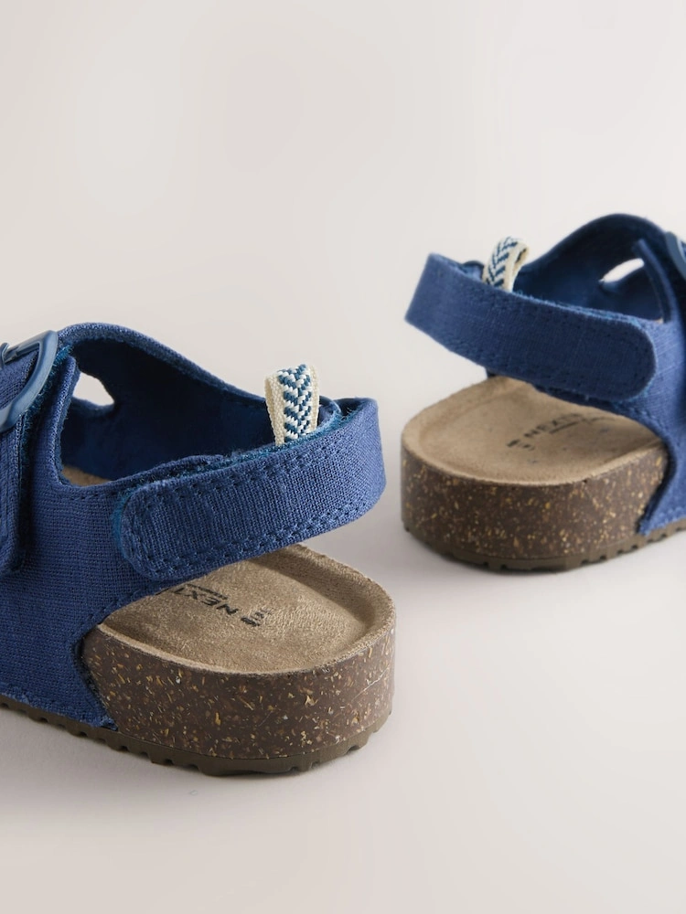 Double Buckle Cushioned Footbed Sandals image 8