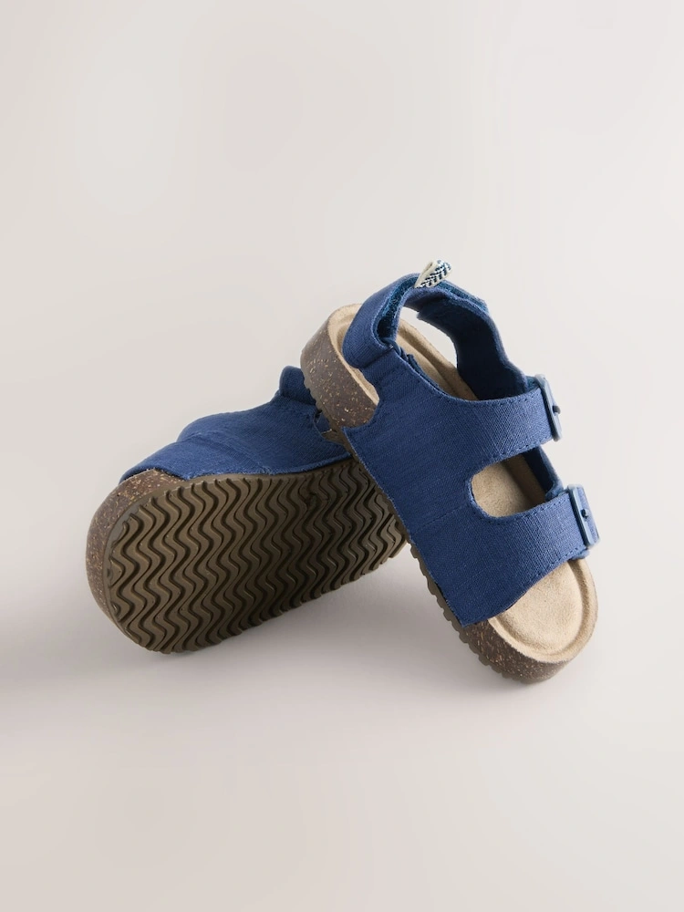 Double Buckle Cushioned Footbed Sandals image 5