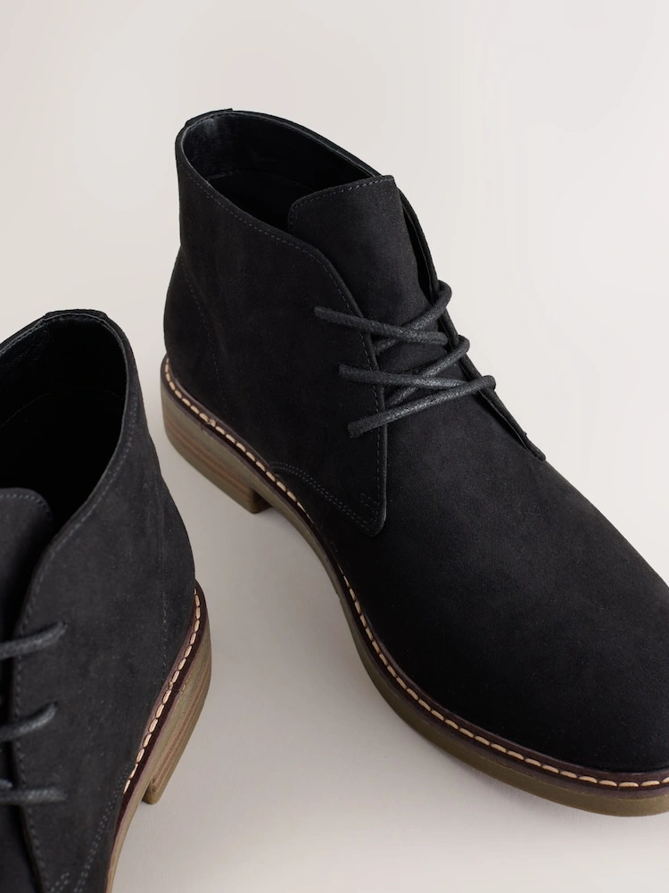 Black Classic Chukka Boots image 4