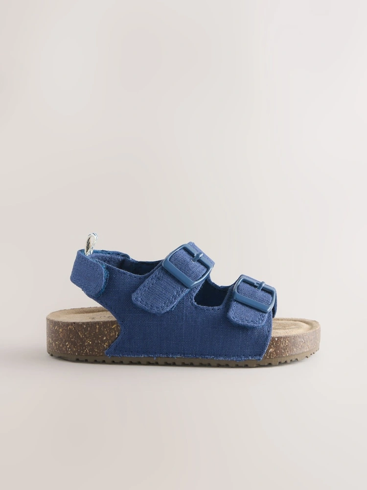 Double Buckle Cushioned Footbed Sandals image 3