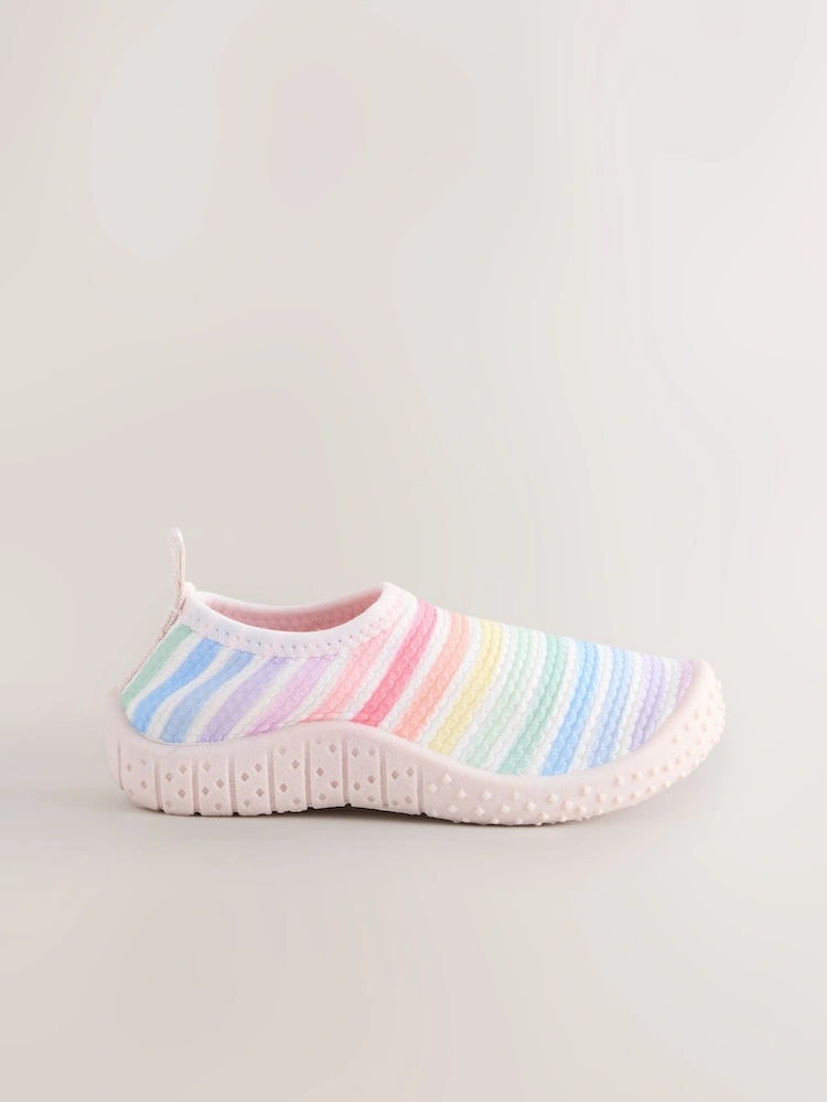 Multi Stripe Slip-Resistant Swim Socks image 5